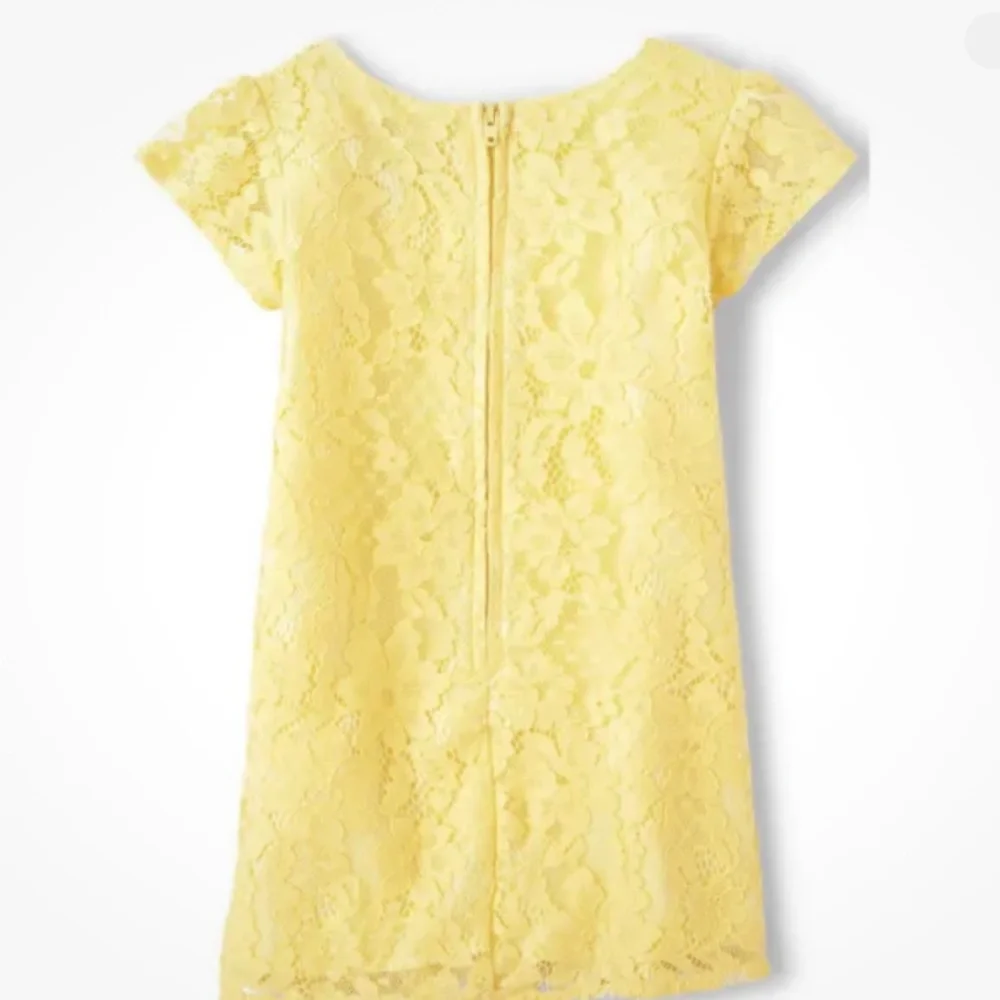 The Children’s Place Girls Yellow Lace Square Neck Shift Dress Large (10-12) New